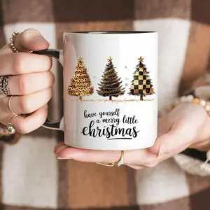 Christmas Mugs | Merry Christmas Mug | Christmas Tree Mug
