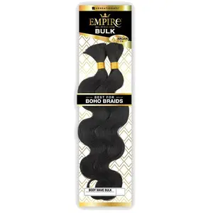 Sensationnel Empire 100% Human Hair Braids - BODY WAVE BULK 14/18/22"