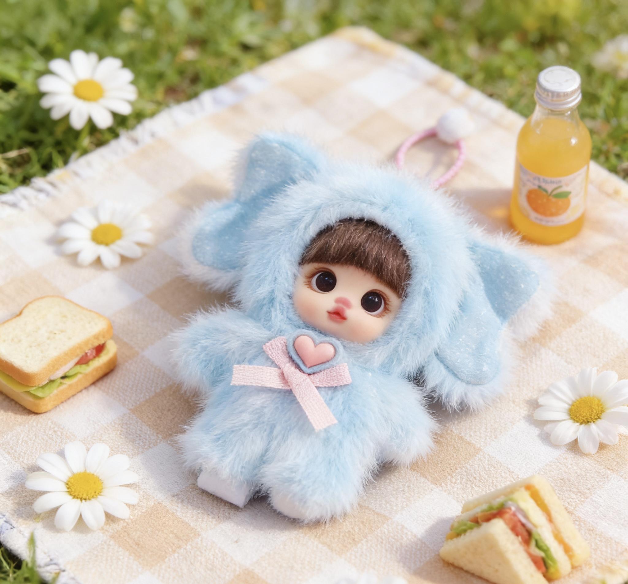 Lolifen Cute Bear Adorable Plush Doll Charms