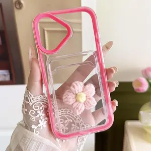 2 in 1 Phone Case with Card Slot, 1 Count Anti-fall Anti-fingerprint Phone Protective Cover, Phone Accessory for iPhone 15 14 13 12 Plus Pro Pro Max
