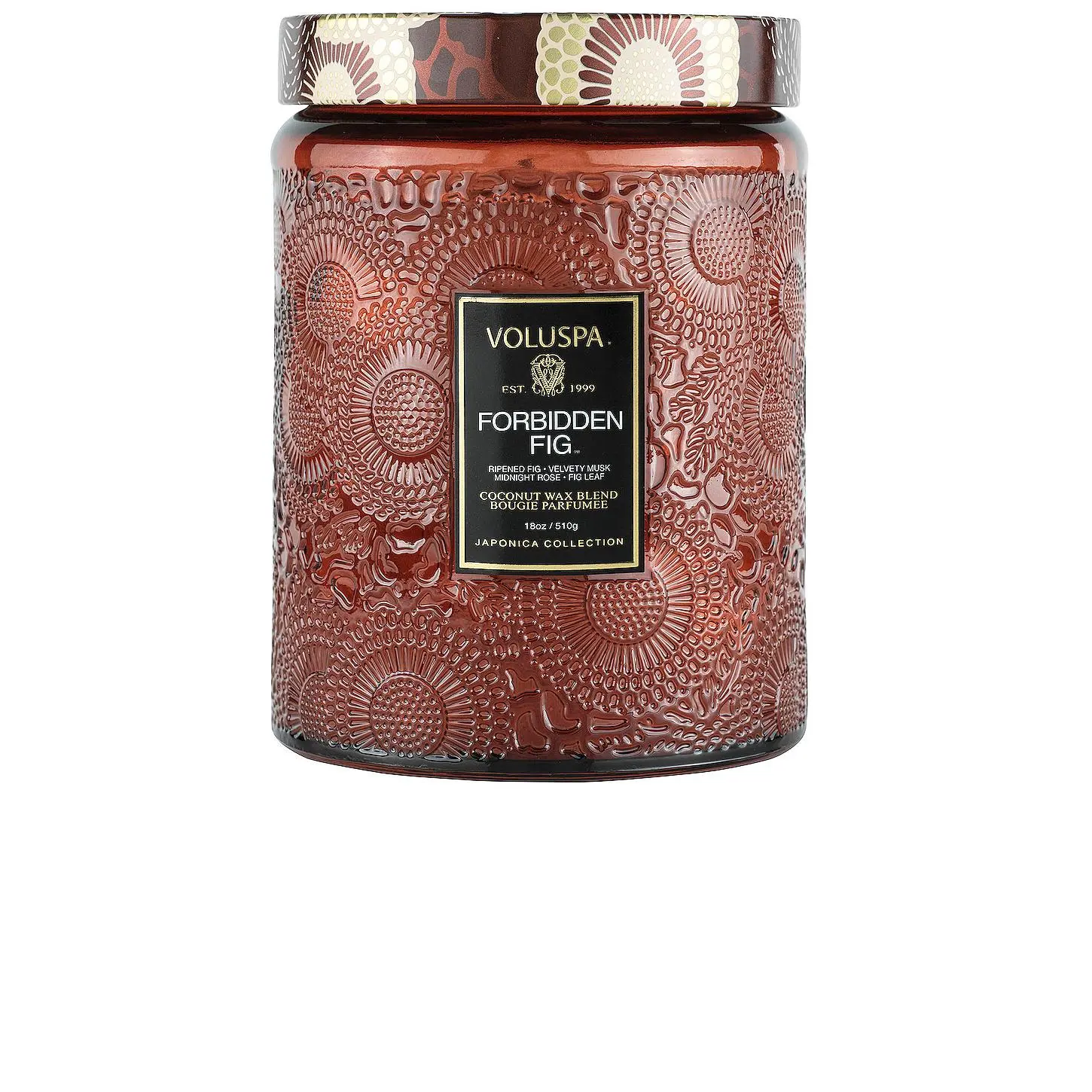 Voluspa Forbidden Fig Large Jar Candle in Citrus & Fruity Voluspa Forbidden Fig Large Jar Candle in Citrus & Fruity