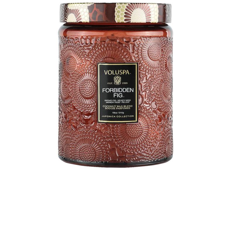 Voluspa Forbidden Fig Large Jar Candle in Citrus & Fruity