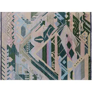 SUPER SALE Moroccan Hand-Knotted Wool Rug 10' 3" X 14' 0" - Q22283