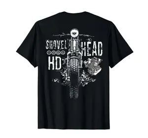 Vintage 1966 Shovelhead Vtwin Motorycle Springer HD Retro T-Shirt