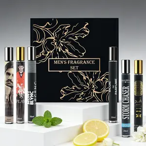 6PACK/7.1oz Men's Cologne Gift Box Set | Portable Mini Travel Fragrances for Him, Elegant Scent Assortment, Perfect Gift for Valentine's Day Birthday Anniversary