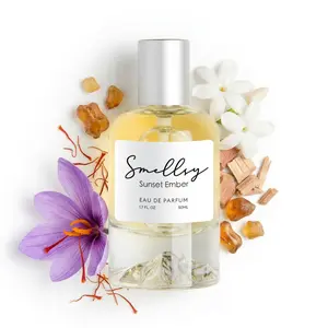 Sunset Ember Eau de Parfum | Long Lasting Saffron Amber Perfume for Women & Men, Made in USA, Vegan & Paraben Free, 1.7 fl oz (50ml)
