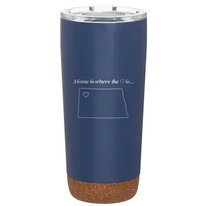 North Dakota Heart 20 oz Tumbler | Constellation