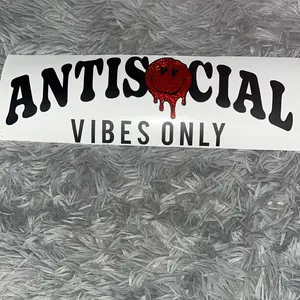 Decal Antisocial - High-Quality Vinyl Sticker