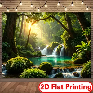 1pc Festive Decoration Backdrop Tapestry Festive Soft Polyester Fabric - Wedding, Studio, Outdoor for Event Planners