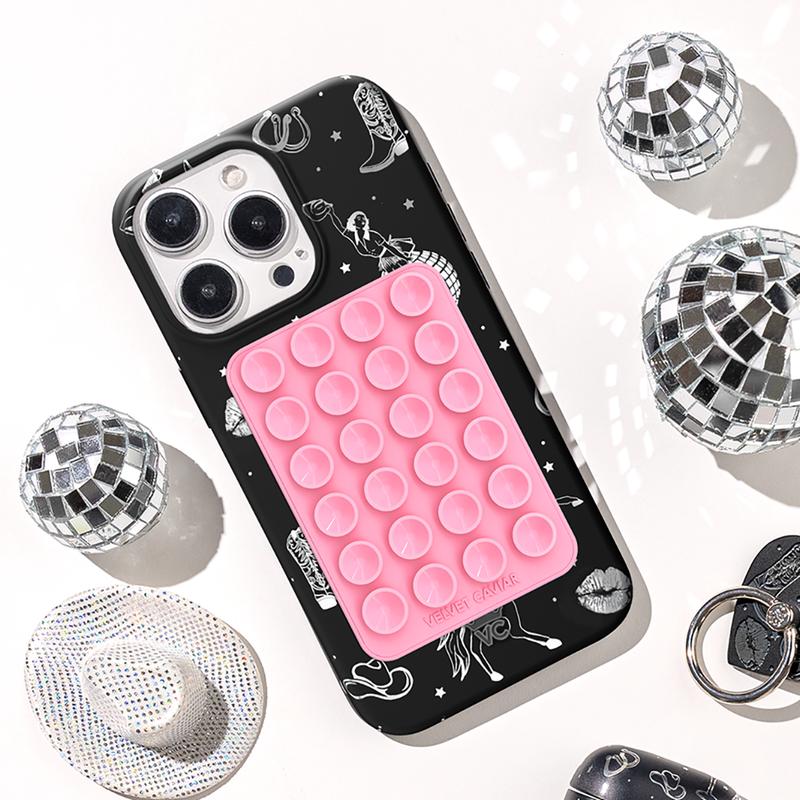 Velvet Caviar Pink MightyGrip MagSafe Mount - Suction Cup Phone Case Mount Compatible with MagSafe Devices Only - Magnetic Silicone Sticky Phone Grip