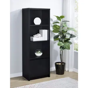 Winfield 3-sheld Media Tower Entertainment Pier Black