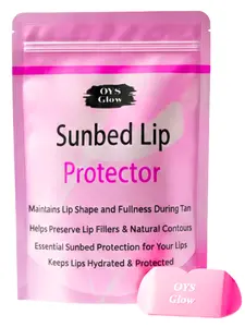 Sunbed Protective Lip Cover, UV Shield for Lips on Sunbed, Silicone Material Skincare for Tanning Sessions Sunbed Protective Lip Cover, UV Shield for Lips on Sunbed, Silicone Material Skincare for Tanning Sessions