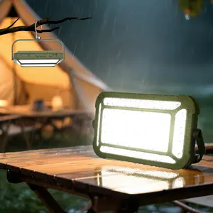 Portable LED Camping Lantern, IP67 Waterproof Dimmable Camping Light, 3 Colors, SOS, 1/4 Thread, 10000mAh USB-C Up to 150h Camping Essentials for Power Outages/Hurricane/Hiking/Tent/Outdoor