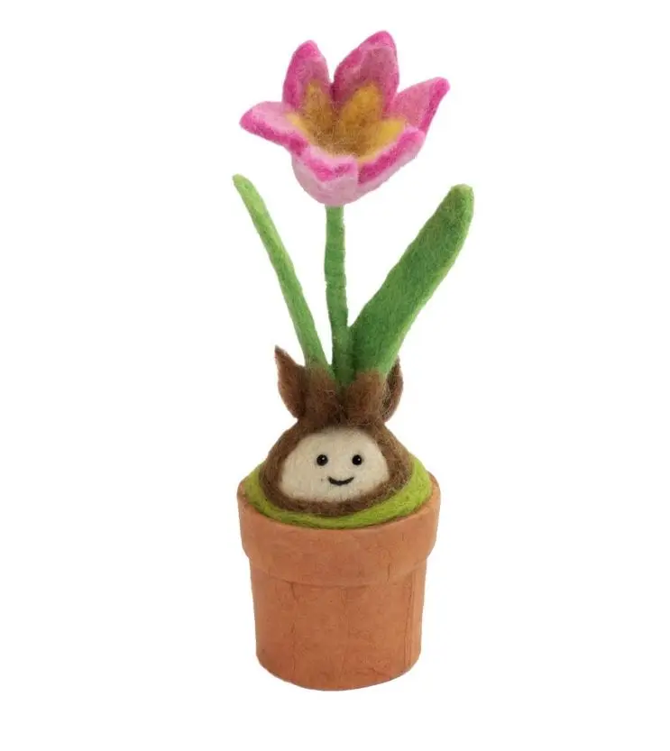 Tulip Blossom Potted Plant
