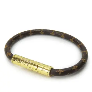 Pre-owned Louis Vuitton Others Small Leather Goods Monogram Metal Bracelet M8274F