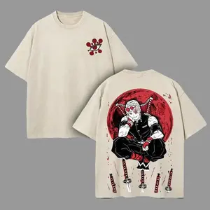 Tengen Uzui Graphic Tee - Demon Slayer Anime Streetwear Shirt, Soft Oversized Cotton T-Shirt, Classic Anime Apparel, Menswear Aesthetic Clothes, Sound Hashira Unisex Top, Gift for Anime Fans