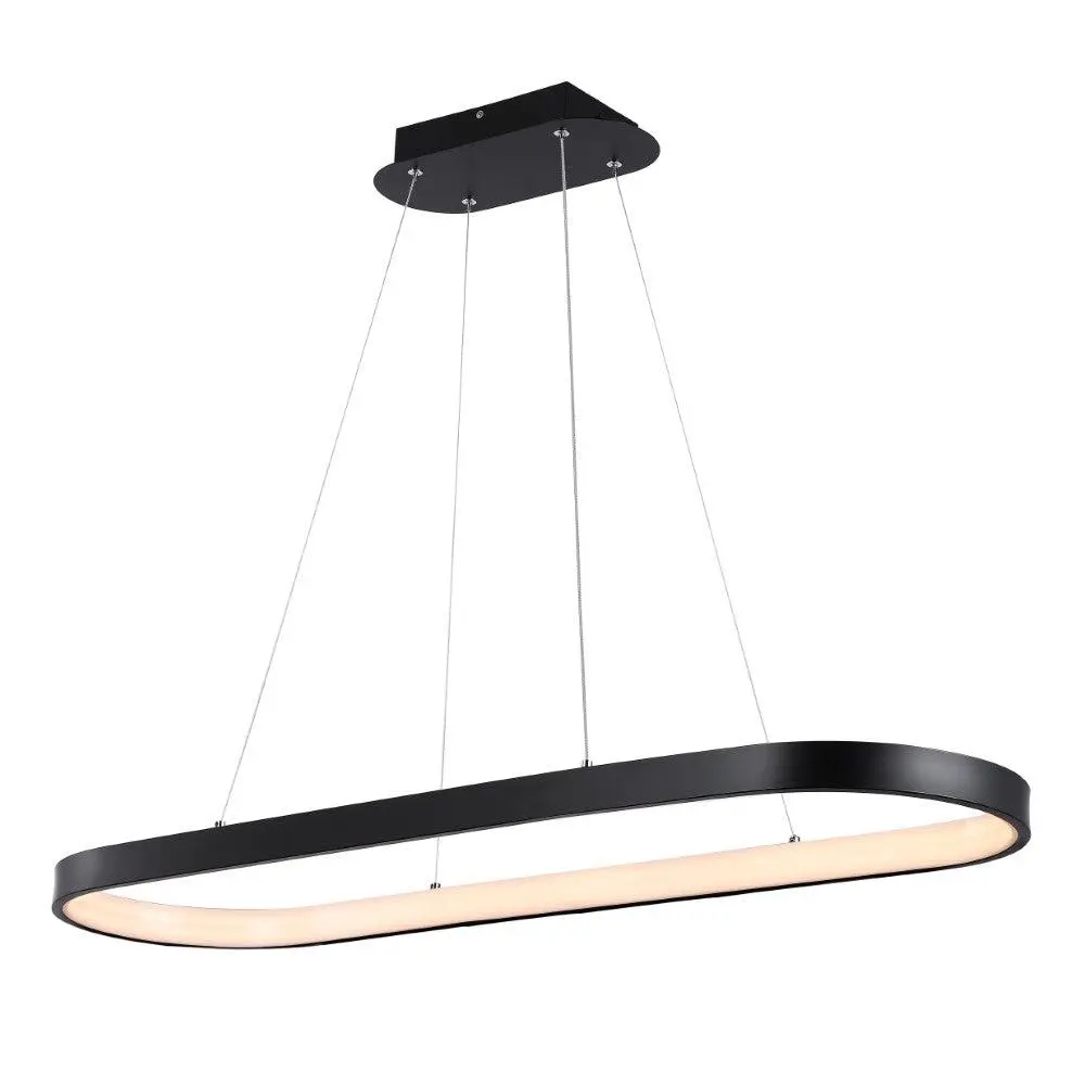 JONATHAN Y Gatsby Coastal Adjustable Iron Rustic Glam LED Pendant; for Living Room,Bedroom, Kitchen, Office