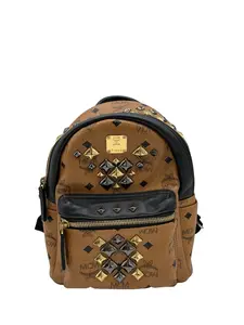 Pre-owned MCM Mini Studded Backpack/F3ZH11821006/1006