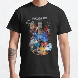 Porcupine Tree Rock Band Guitar Signature Classic T-Shirt