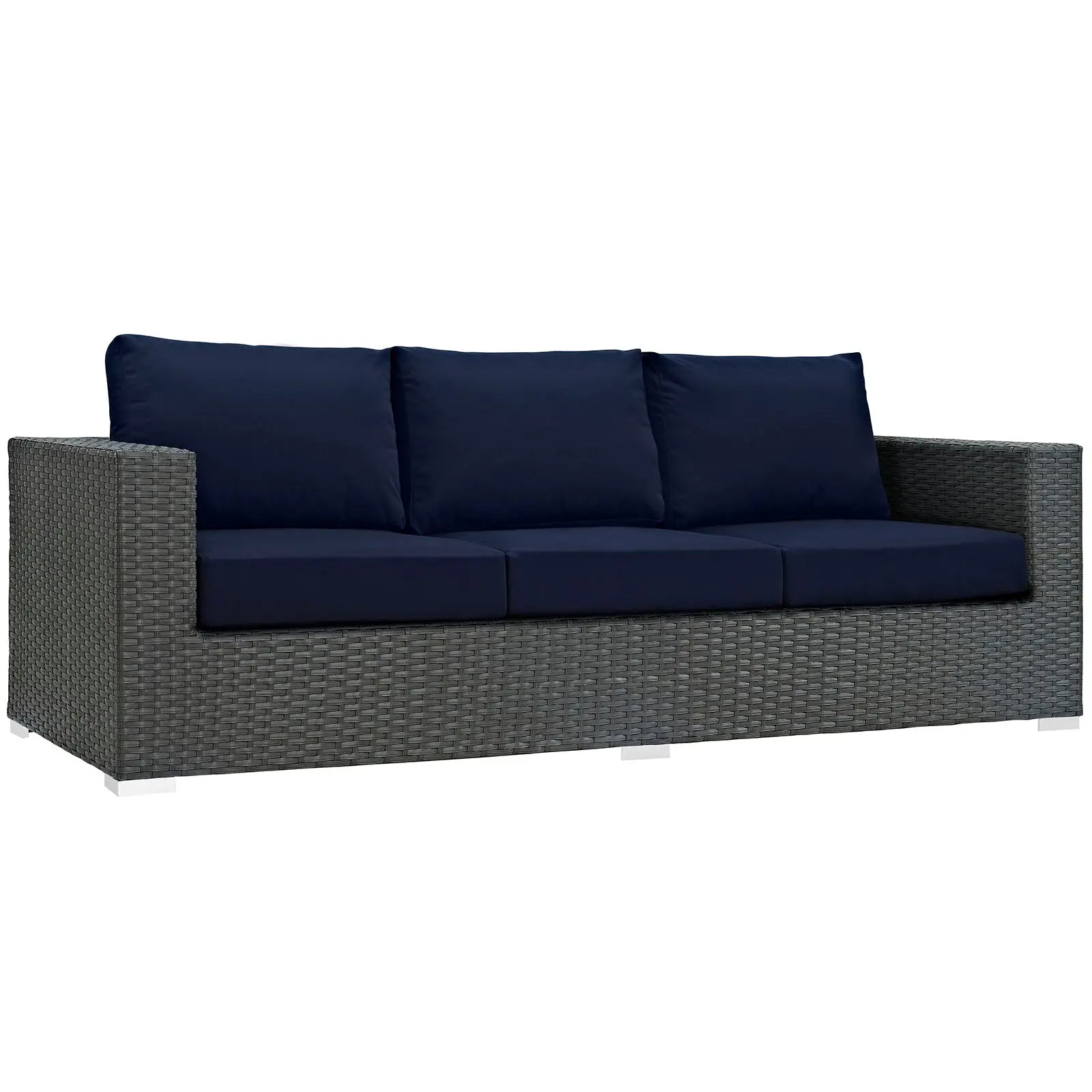 Sojourn Outdoor Patio Sunbrella® Sofa Canvas Navy