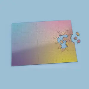 Gradient Color Jigsaw Puzzle 500pcs Impossible Mind Bogglingly Difficult Mighty Mojo clearly impossible puzzle