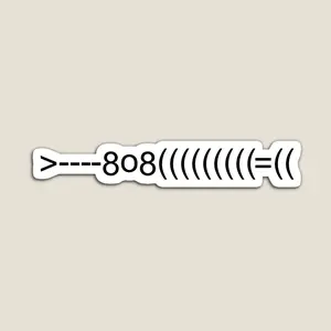 Opabinia Text Art Sticker