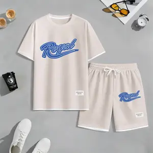 Men's retro-style printed drawstring shorts set is an ideal choice for spring and summer. The casual summer outfit includes a short-sleeved shirt and a pair of shorts, suitable for everyday wear, sports, and various other occasions.