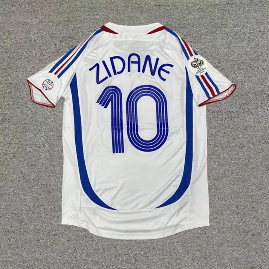 2006 France Zidane No.10 Home ShortSleeve Soccer Jersey
