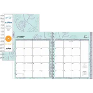 Blue Sky  8 x 10 in. Tabbed Monthly Planner