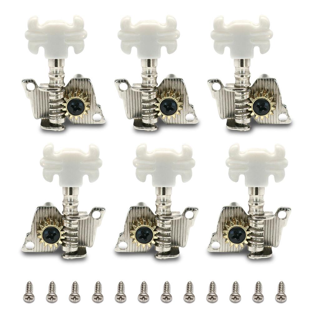 Classical Guitar Machine Head StringTuning Pegs Tuners Tuning Keys 3L 3R Chrome