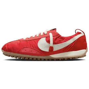 Nike x Jacquemus Moon Shoe Low-Top Casual Sneakers for Women in Red with Soft Comfort Design
