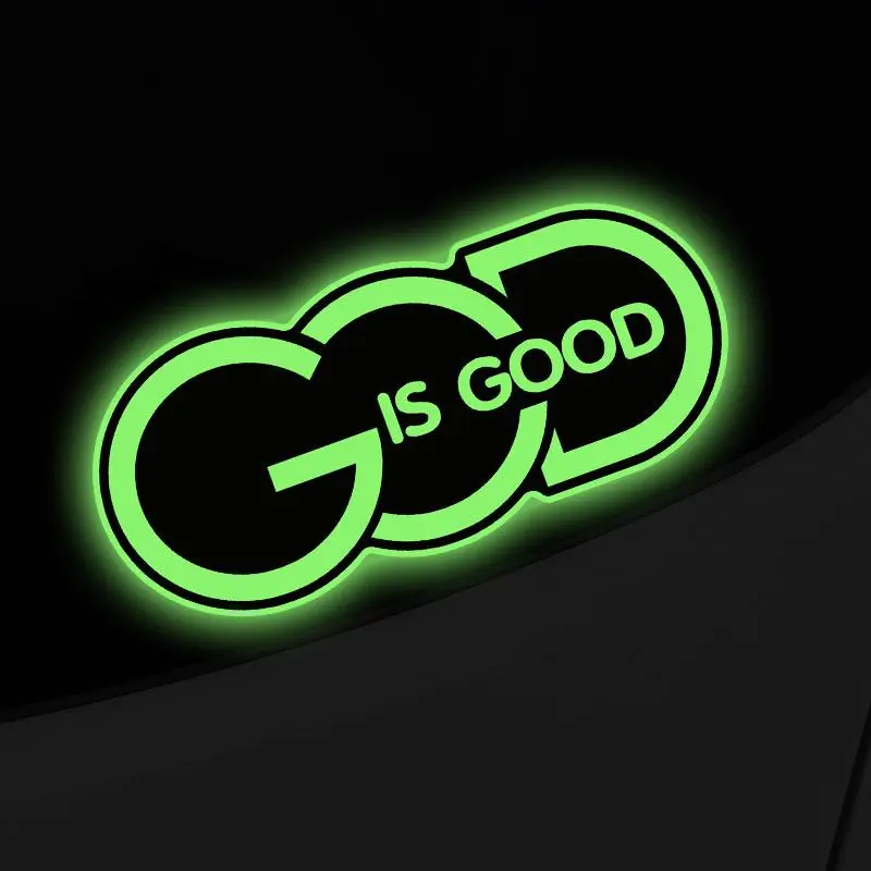 Glow in The Dark Car Sticker, Waterproof Durable Self-adhesive Car Decal, Night Safety Warning Decorative Sticker for Car Window Bumper Body