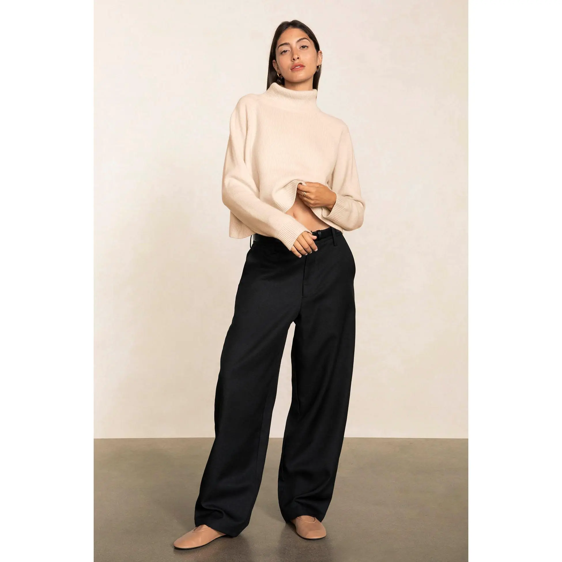 NOELLE TURTLENECK CASHMERE SWEATER