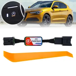 Suitable for Alfa Romeo Giulia and 2016-2024 Alfa Romeo Stelvio 2017-2024 Automatic Start-Stop Eliminator - Disable Start-Stop Engine Shutdown A-Off Cancel - Plug and Play Error-Free