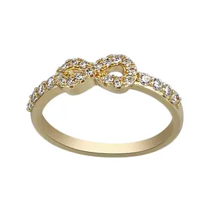 Infinity Symbol Ring - 14K Gold-Plated