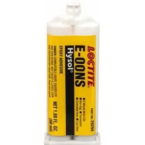 Loctite 50 mL Cartridge Two Part Epoxy 3 min Working Time, 1,900 psi Shear Strength, Series E-00NS 233962