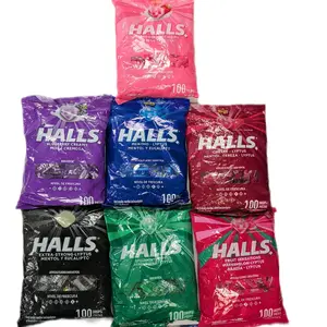 Bolsas de Halls multi sabores, sabor artificial nivel de frescura (100 piezas)