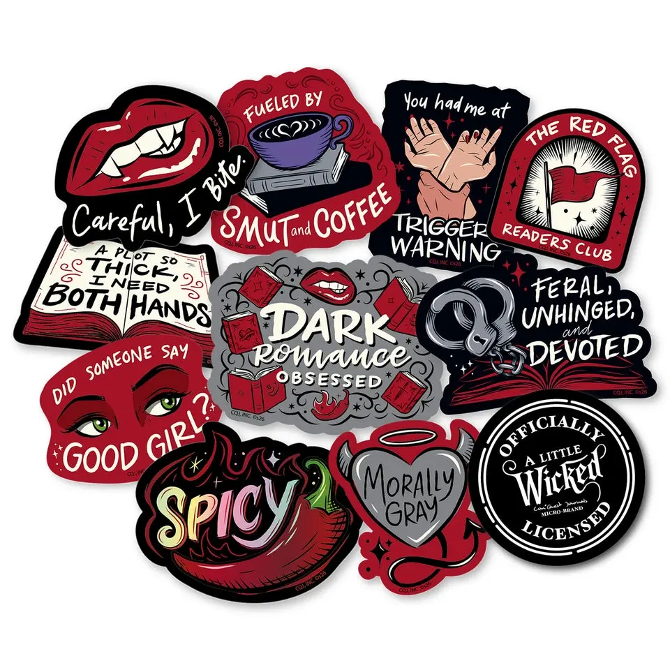 (10-Pack) A Little Wicked Decals (Original Artwork)
