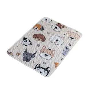Pet Sleeping Mat Four Seasons Universal, Washable Dog Cat Crate Pad, Soft Non-Slip Kennel Cushion for Rabbit Puppy Kitten Indoor Use