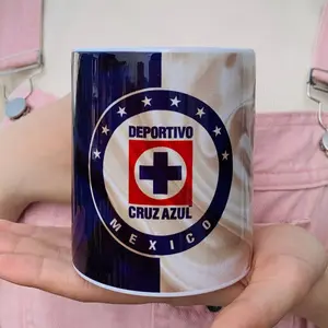 CruzAzul Mug, Football Fan Coffee Cup, Gift For Fans, Birthdays, Gift For Friends, The Blue and White Color  Represents the Pride of Cruz Azul