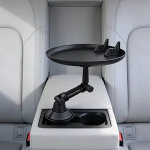 New Car Tray, Drink Food Holder, Multi-Functional Car Cup Phone Stand, Portable Internal Storage Accessory, 1 Count