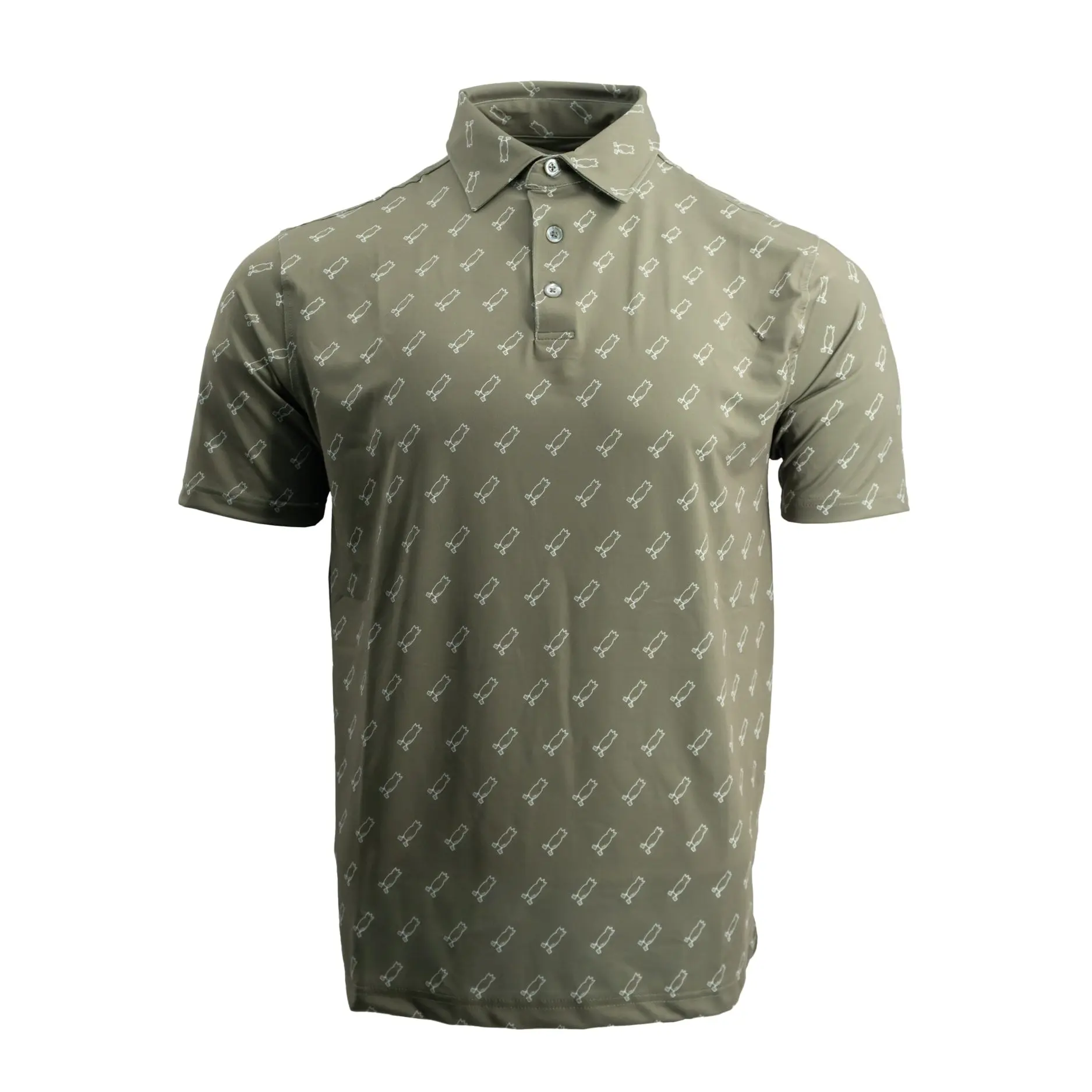 Golf Polo - Dive Bomb Industries, Classic Design, Ideal for Golf Enthusiasts, High-Quality Fabric, Versatile and Stylish Golf Accessory