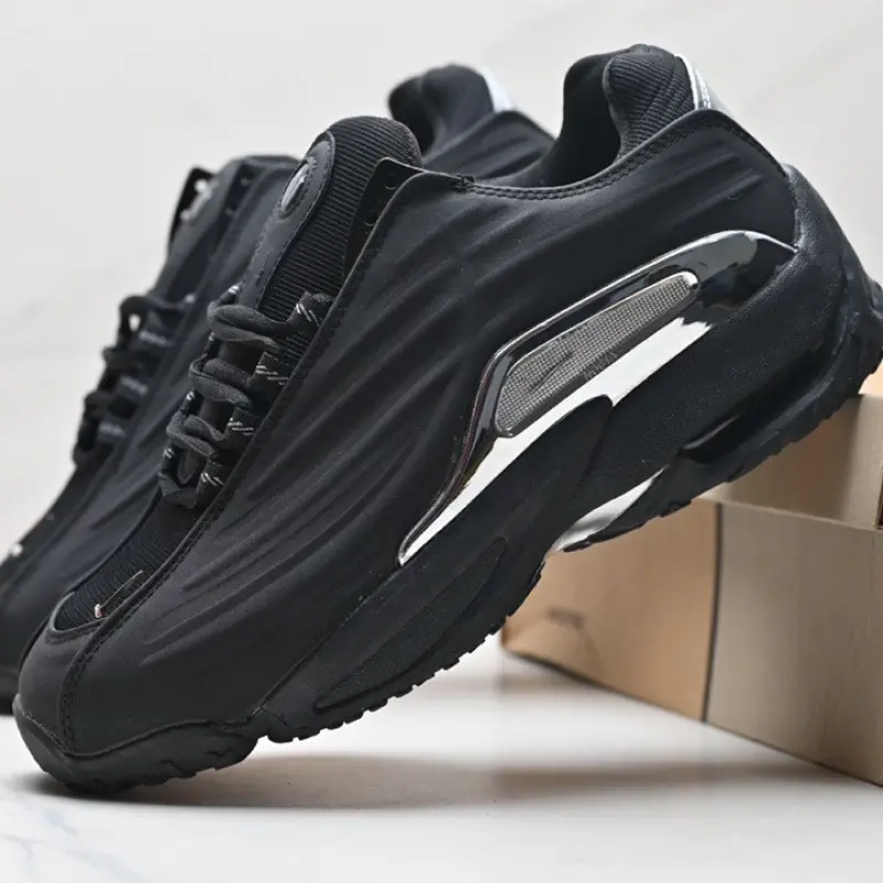 2025 Retro Air Cushion Basketball Footwear, Casual Trainer Sneakers for Sports Training & Athletic Activities, Closed, Walking Shoes, Figure 1, Cowhide