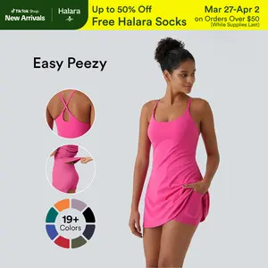 Halara Softlyzero Plush Backless Active Dress-Easy Peezy, Spring Dresses, Dance Dresses for Women#TikTokShopSpringGlowUp