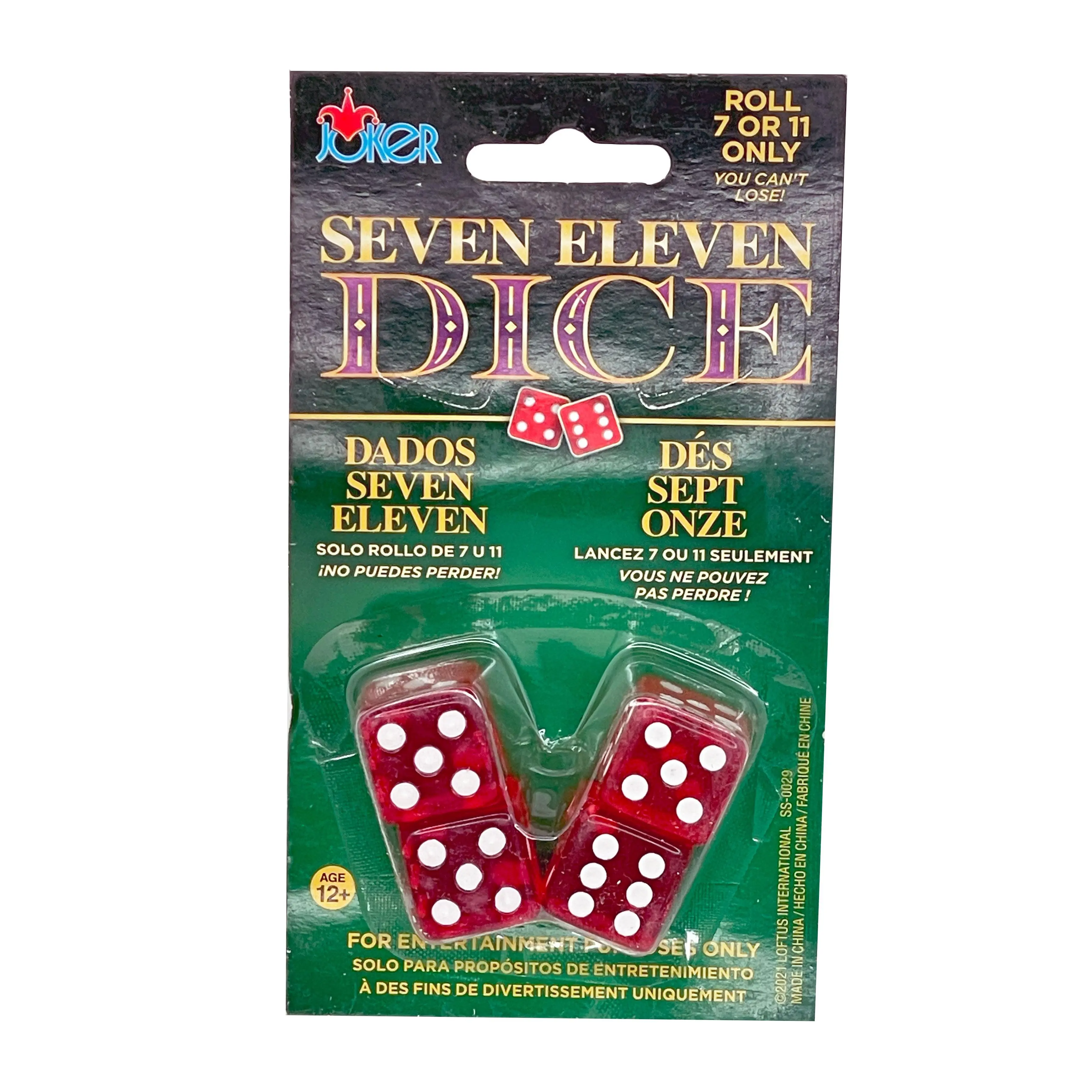 Magic Game Tricky Dice - Rolls Only 7 or 11, Magic Acrobatics Equipment for Toys & Hobbies