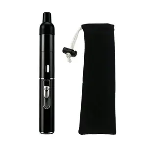 （No gas）Pen-Style Jet Flame Lighter | Portable Windproof Refillable Lighter With Storage Pouch For Outdoor Camping