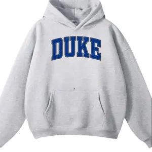 Duke Hoodie, Vintage Oversized Sweatshirt for Men and Women, Classic Cotton Pullover, Retro Collegiate Graphic, Warm Gift, Streetwear Style graphic cotton hoodie