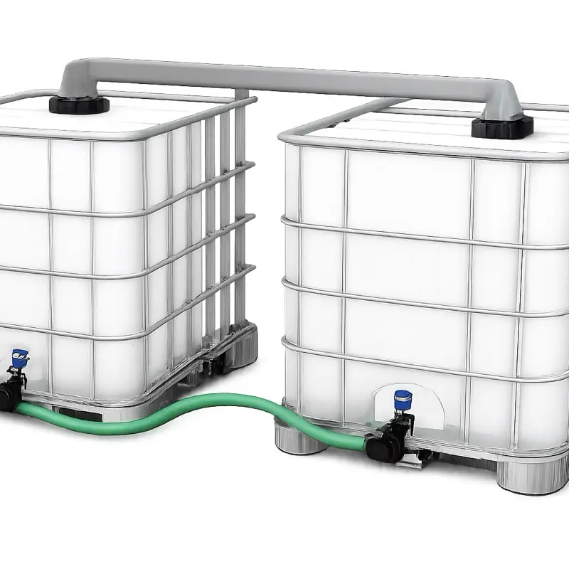 Ibc Tank, 100L Heavy-Duty Plastic Storage Tank for Industrial Liquid Storage