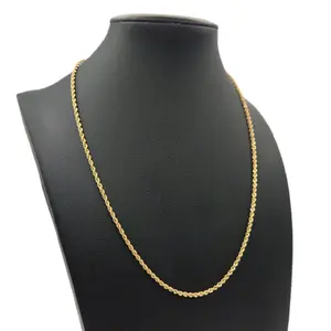 Rope Link 18inchx2.5mm Chain for Versatile Jewelry Design and Stylish Appeal