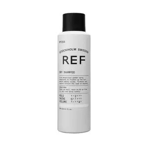 REF Dry Shampoo 204 200ml - Matte Finish Hair Care Cleanser with Oil Absorbing Formula for Volume & Texture